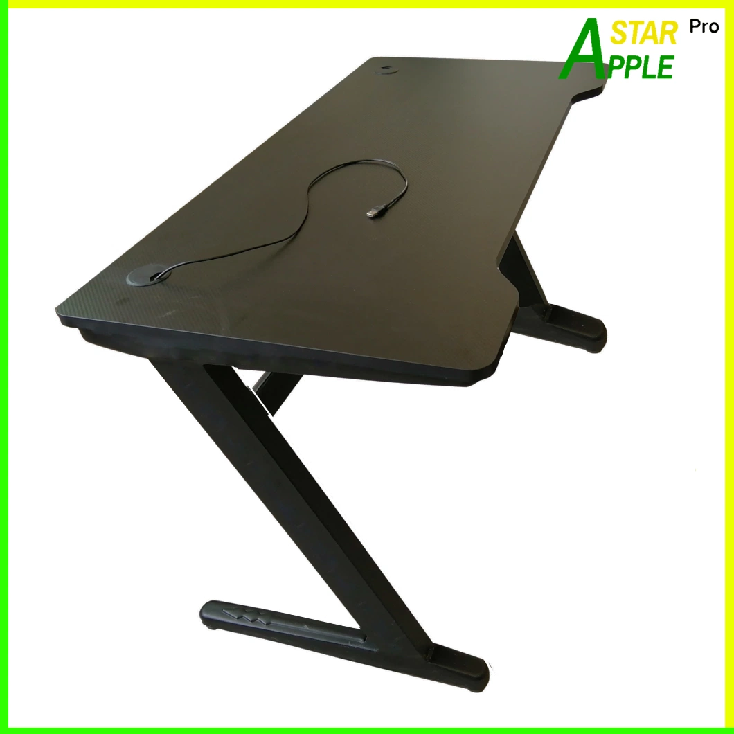 Wholesale Market Wooden Modern Office Game Computer Wood Table Metal Gaming Furniture